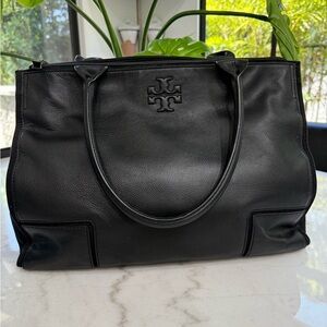 Like new Tory Burch black tote bag